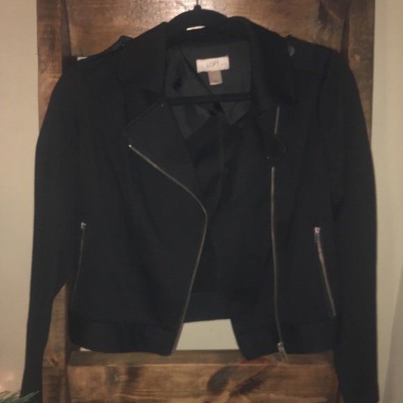 Loft -waist length, soft black jacket! Worn once - Picture 2 of 6